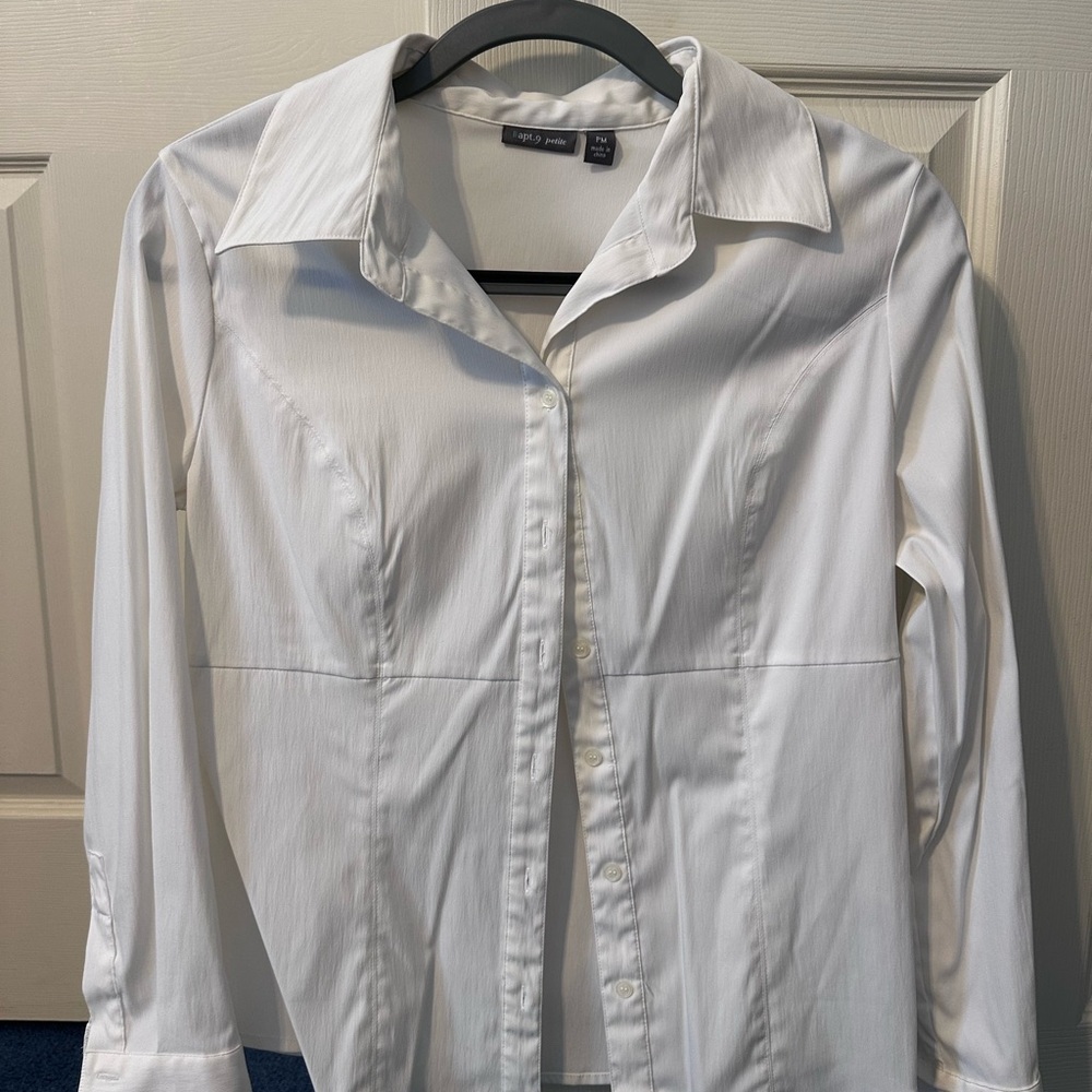 Apt. 9 Petite White Blouse